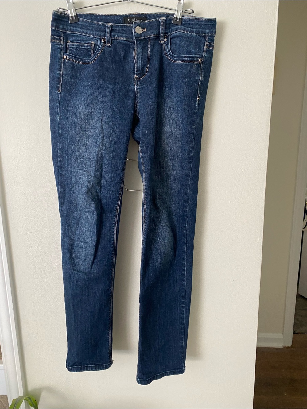 White House Black Market Dark Blue Skinny Jeans